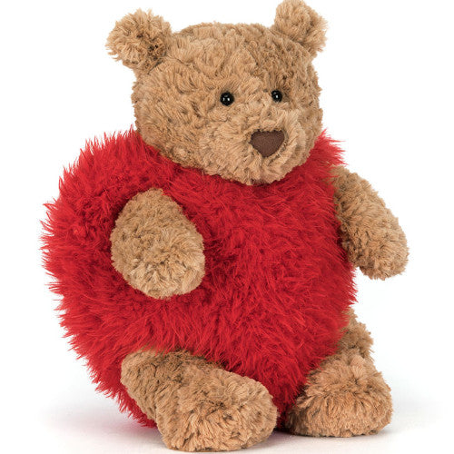 Jellycat Bartholomew Bear 'Heartthrob'