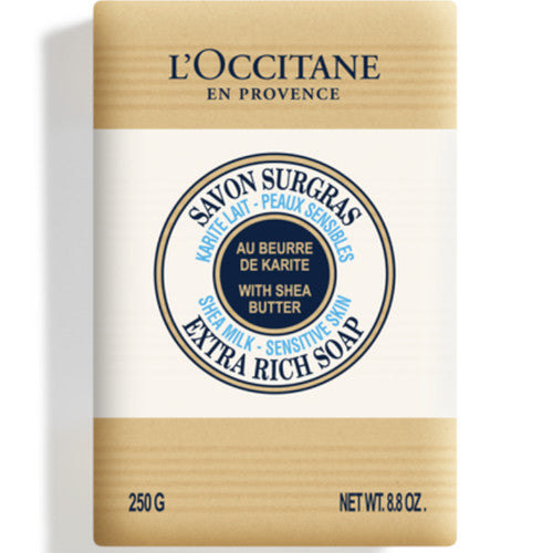 L'Occitane 250g Shea Milk Sensitive Skin Extra Rich Soap